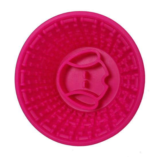 Köpek Yavaş Mama Kabı Yalama Kasesi Sağlıklı ve Sakin Beslenmeyi Teşvik Eder Dokuya Sahip Silikon Köpek Kasesi Emişli Tüm Köpek Boyutları İçin Bakım ve Mama Zamanı