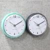 Shower Anti Fog Waterproof Mini Small Table Decoration Kitchen Living Bathroom Room Wall Clock Toilet Round Quartz Sucker 7cm