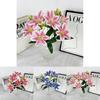 Artificial Lily Flower Bouquet For Wedding Decor And Hotel Lobby Arrangements