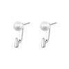2024 New Design: 925 Sterling Silver Shell Pearl Stud Earrings