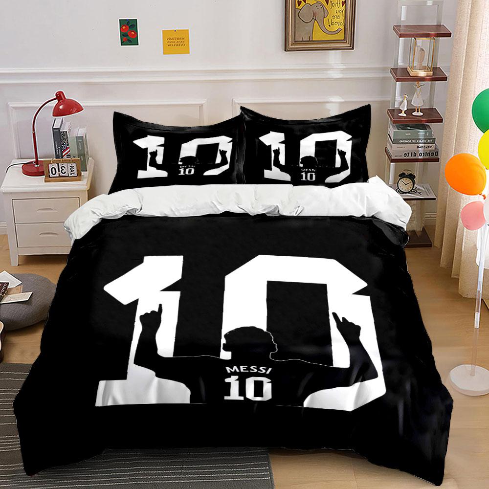 

Silhouette, Messi, number 10. Bedding sets Duvet cover sets Duvet covers Pillowcases(1 * Duvet Cover 2 * Pillowcases, without duvet insert) 135x200cm