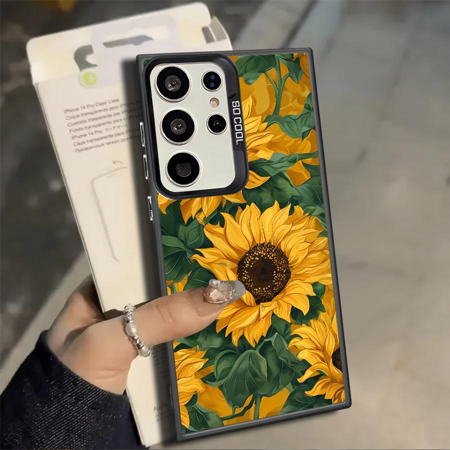 

Case for Samsung Galaxy S25 S25Edge S24 FE S22 S20 Plus Note 20 Ultra S23 S21 S23 Ultra Phone Cover Sunflower Sea Galaxy Note20