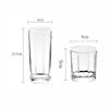 Octagonal Cup Creative Simple Drinking Cup Heat-resistant Tea Brewing Cup Whisky Cup Glass Wine Cup Drinking Glasses Beer Glass
