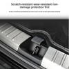 Car Trunk Door Sill Strips Auto Carbon Fiber Rear Bumper Protection Sticker For Tesla Model Y Auto
