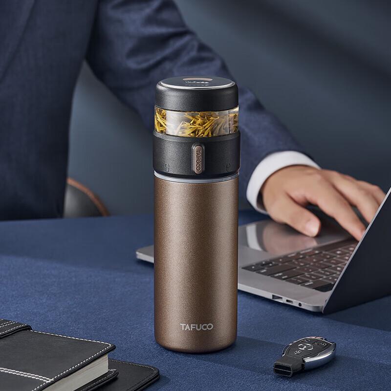 TAFUCO T6270 316 SS Insulated Tea Infuser Bottle