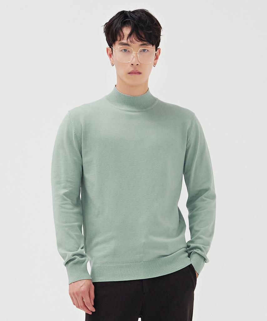CHASECULT Men'S Basic Mock Neck Sweater-Bfzk5201D0S