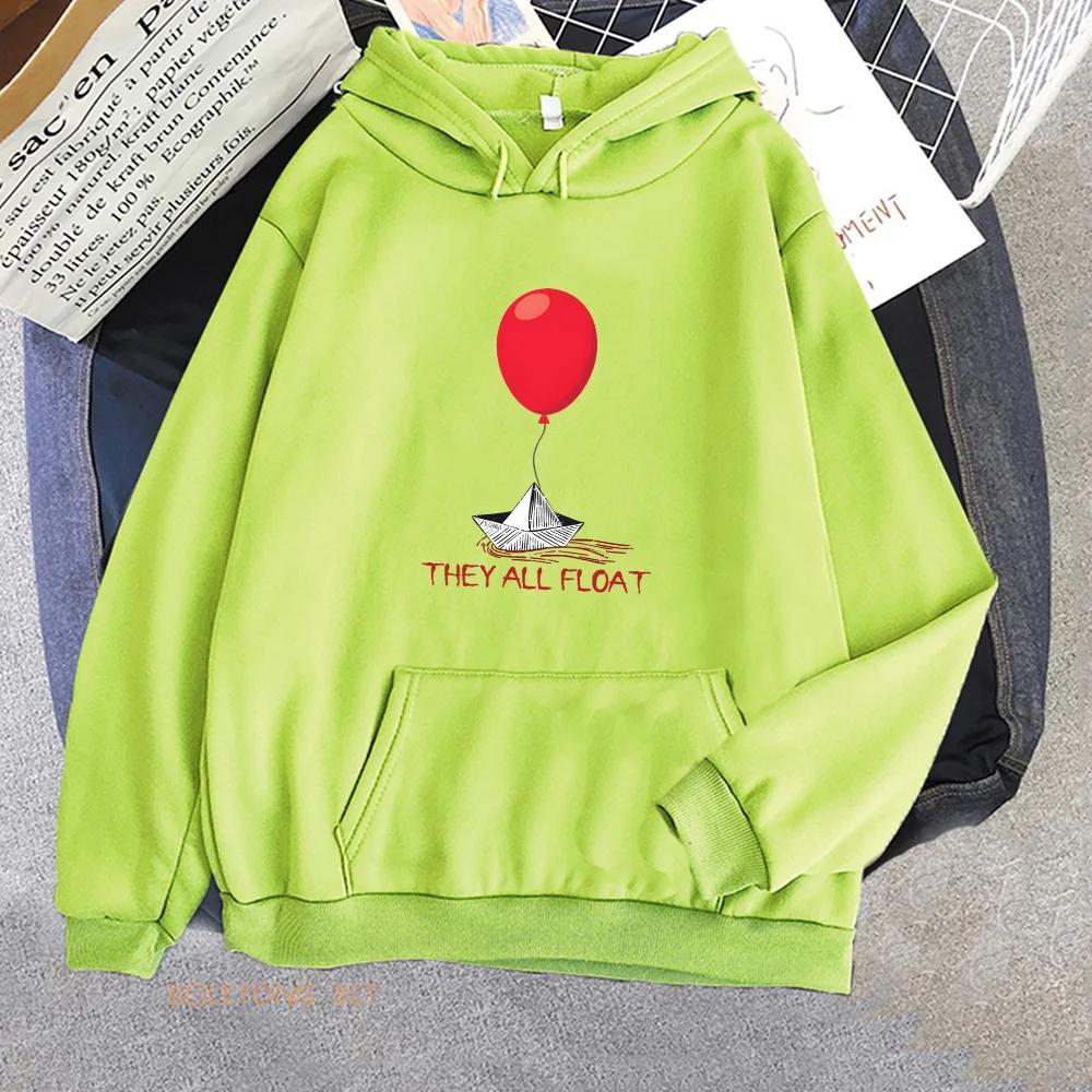 Horror Movie Graphic Printing Sweatshirts Long Sleeve Women/Men Winter Hoodies Casual Female Graphic Printing Pullovers Tops