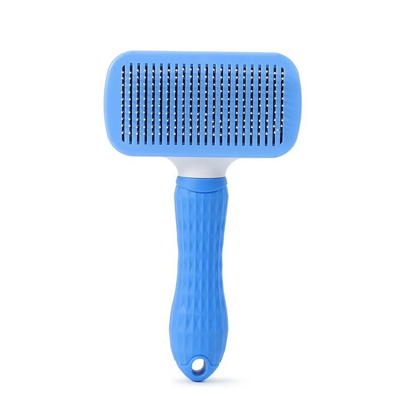 Pet comb, hair removal comb, one-click hair fading cat and dog self-cleaning comb, open knot comb, pet supplies