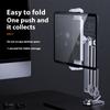 Aluminum Tablet Holder Stand Phone Clip Holder Rotatable Cantilever Home Desktop Holder Folding Bracket for Tablet