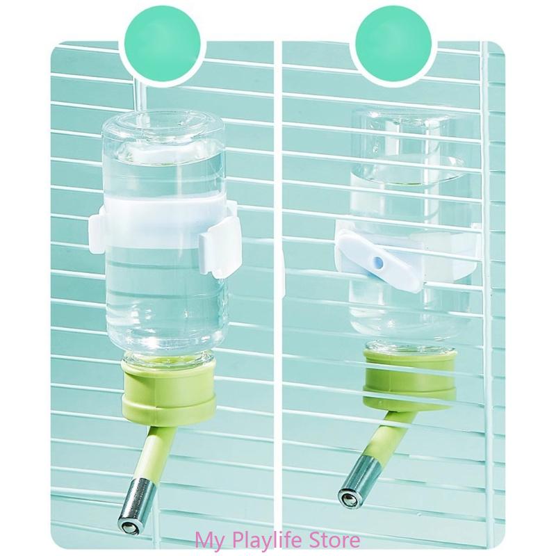 Hanging Water Bottle for Hamster Automatic Small Animal Rabbit Water Dispenser Dripproof Head Cage Drinking Watering Supplies