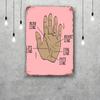 Palmistry Classic Poster Rusty Metal Plaque Retro Decorative Plate Bar Man Cave Garage Club Metal Sign Wall Decoration