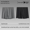 Nanjiren Men's Cotton Antibacterial Loose Boxer Shorts