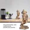 Office Decor Resin Figure Ornaments Unique Design Silence Thinker Decoration Face Sculpture Office