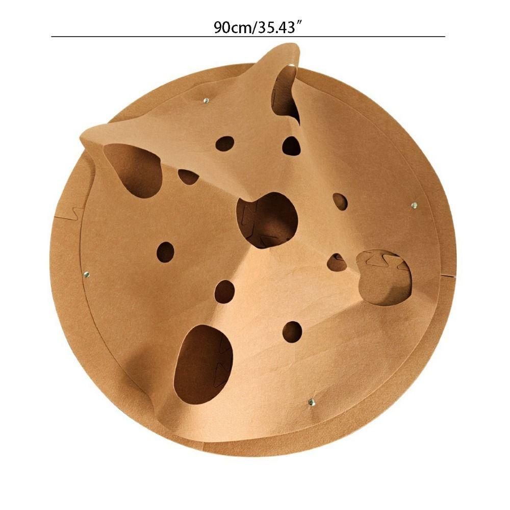 Safety Cat Tunnel Play Rug Durable Cat Rest Mat Creative Pet Toys Pad  Training Activit