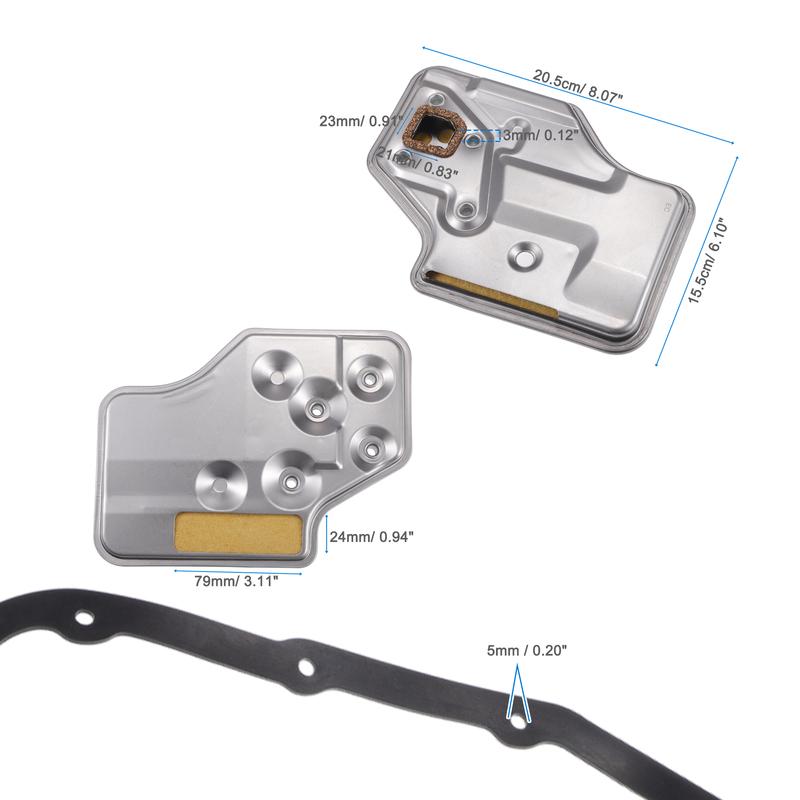 UXCELL F4A32-1 Transmission Filter Oil Pan Gasket Kit for Hyundai Sonata Base, GL, GLS 3.0L V6 - Gas 1994 4632138000