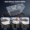 Self-cleaning ice maker, 9 ice cubes in 6-13 min, basket, scoop, 22.2 x 29.4 x 29 cm, black