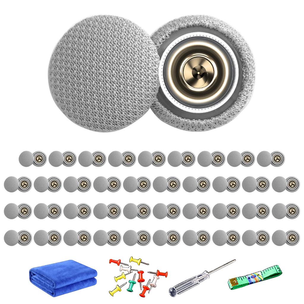 Universal Vehicle Roof Cloth Fastener Set 40Pcs No Tools Needed For DIY Car Interior Repair Quick Installation Rivet