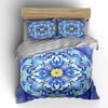 Colorful Mandala Decoration Set Soft Comfortable Duvet Cover Bedding Set Included 1*Duvet Cover & 2*Pillowcases, Gift