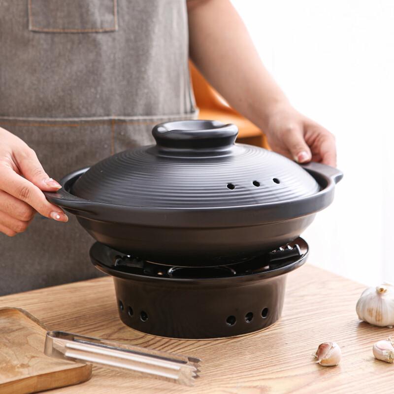 ZISIZ Ceramic Alcohol Stove Base for Hot Pot