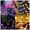 LED Starry Moon Tent Lights for Atmosphere and Decor - Full Sky Stars for Room, Bedroom, or Balcony with Round Ball Design
