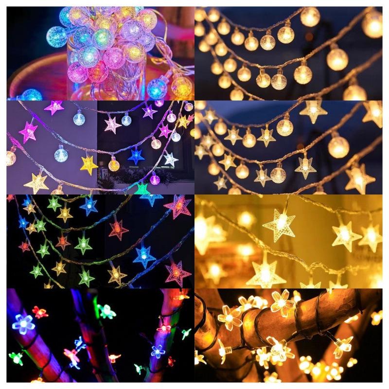 LED Starry Moon Tent Lights for Atmosphere and Decor - Full Sky Stars for Room, Bedroom, or Balcony with Round Ball Design