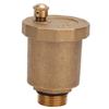 Brass Automatic One Way Air Vent Valve G1 2  Male Thread Air Vent Exhaust Valve
