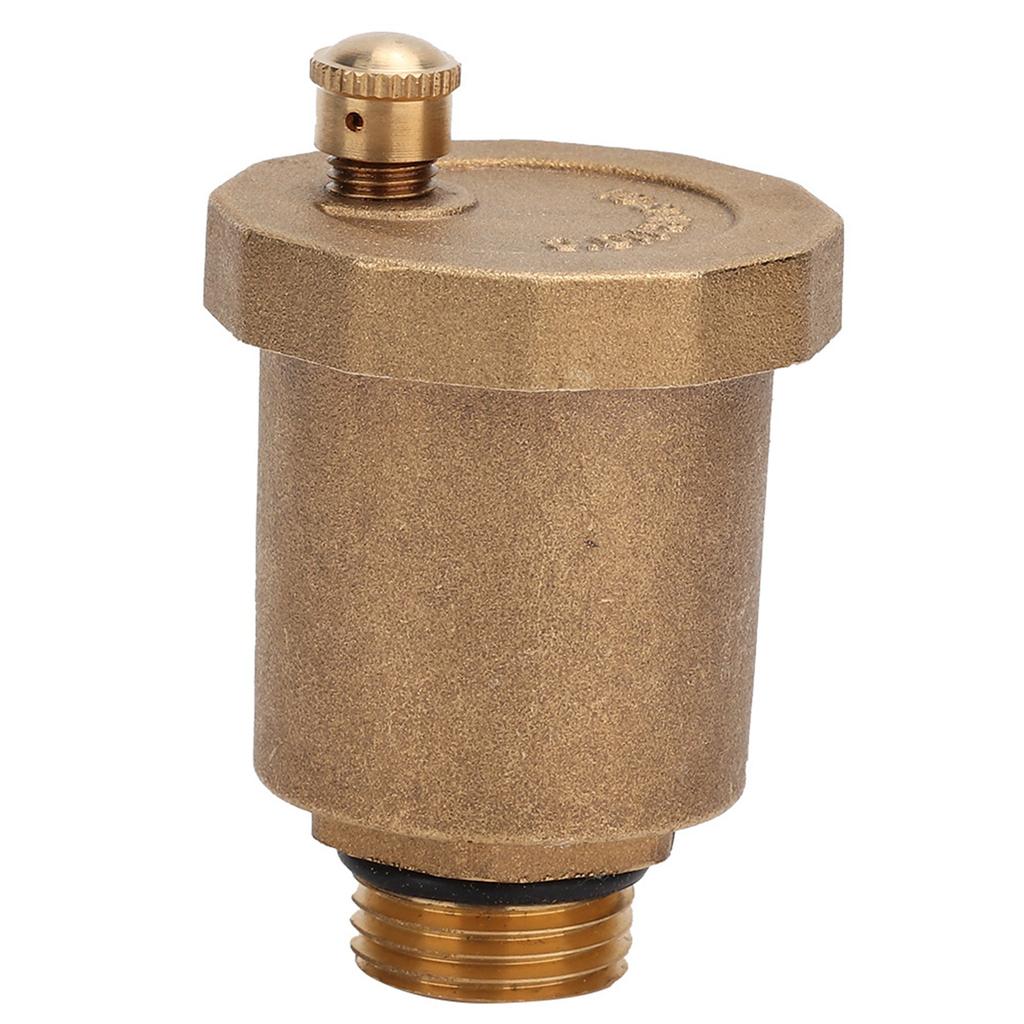 Brass Automatic One Way Air Vent Valve G1 2 Male Thread Air Vent Exhaust Valve
