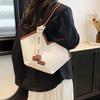 Pu Tote Bag For Women With Large Capacity And Dual Shoulder Straps For Daily Use