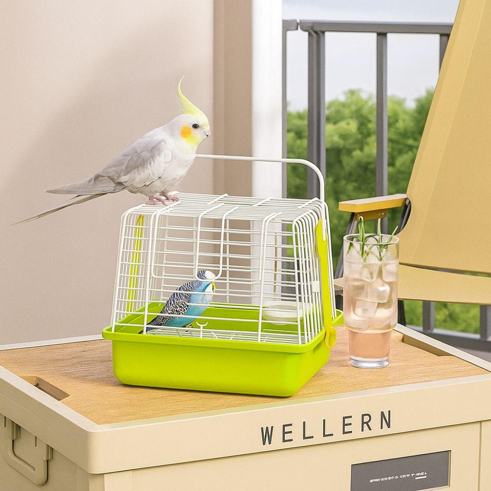 Durable Portable Bird Cage Bite Resistant Parrot Outdoor Travel Cage  for Bird Cage