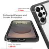 Defend Hybrid Armor Clear Case For Samsung S26 S25 Edge S24 S23 Ultra Plus FE A57 A37 A17 A07 Double-Sided Drop Protection Cover