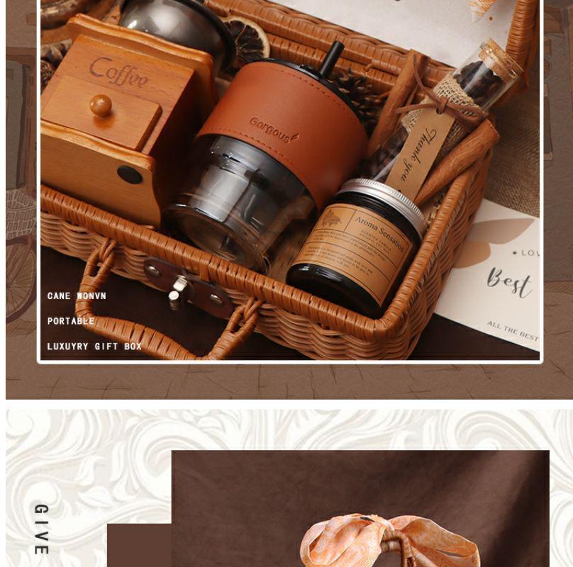 Luxus Kaffeemaschine Geschenkbox für beste Freunde - Aromatherapie & Kreatives Design