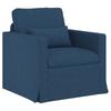 Blue Sofa 78 X 78 X 80 Cm Fabric