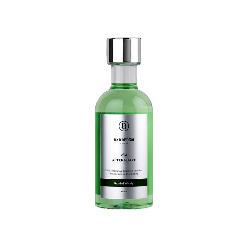 [Barber501] After Shave Skin Toner Splash (165ml) - Advanced Post-Shave Surface Conditioning (Green Cica / Yellow Vita Option) Green