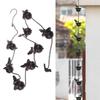 Metal Rain Chain Birds on Cup Rain Catcher Fit for Gutter Home Garden Park Roof Decoration Metal Drainage Downspout Tool