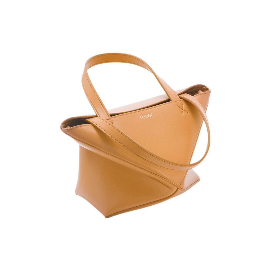 Loewe Puzzle Fold Tote Mini Warm Desert Men Tote_bags Tan A657V25X01-2586