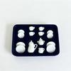 1 Set 15Pcs Miniature Tableware Ceramic Tea Set Dollhouse Playhouse Toys Pocket Mini Tea Set Mini Food Toys Gift