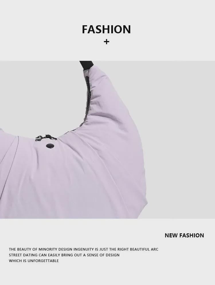 Versatile 2024 Ox Horn Crescent Yoga Bag: Lightweight, Large-Capacity Nylon Fitness & Travel Bag