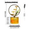 Lotus Water Fountain with Light & Fish Tank: Feng Shui Wheel for Wealth & Home Decor