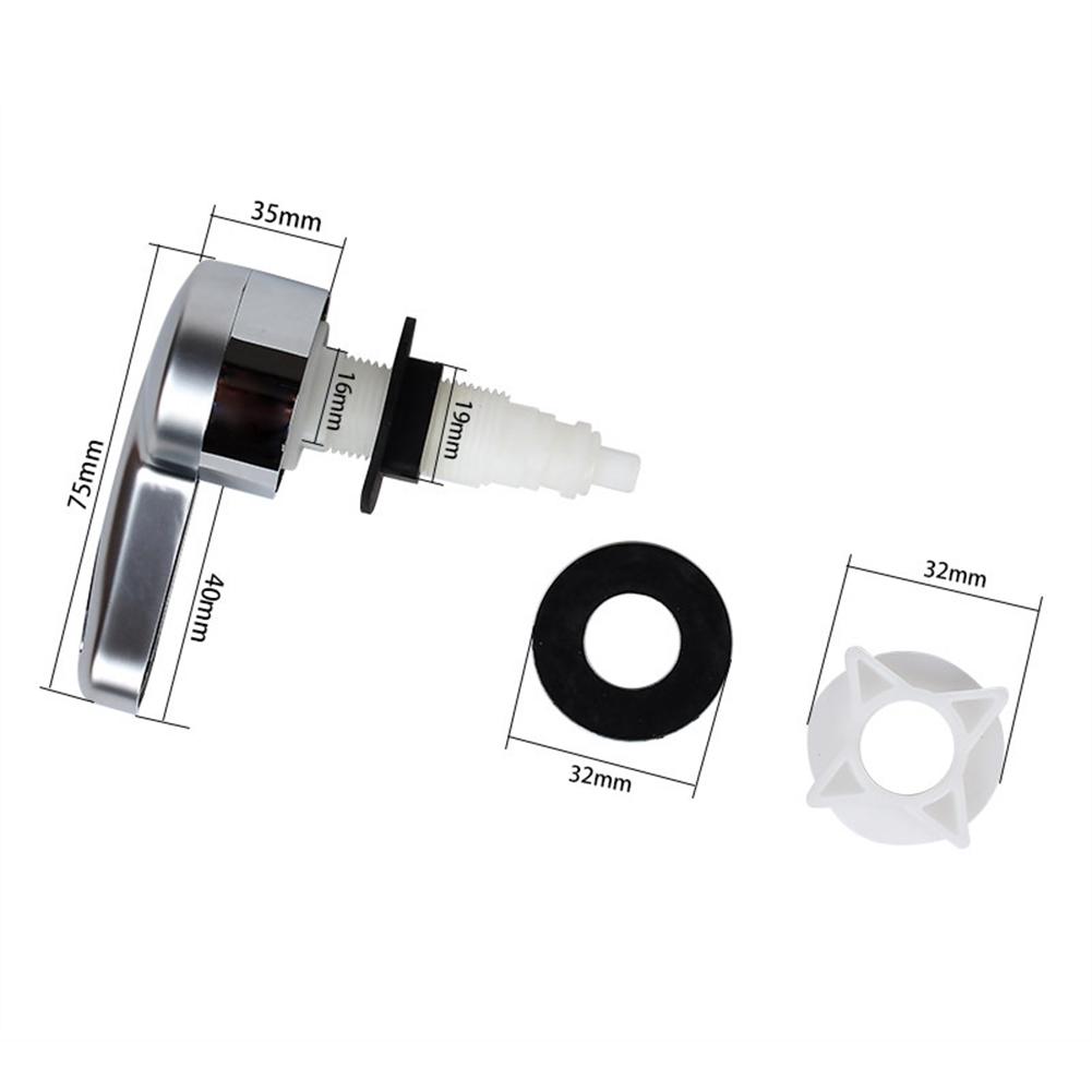 Toilet Tank Dual Flush Valve White Wire-controlled