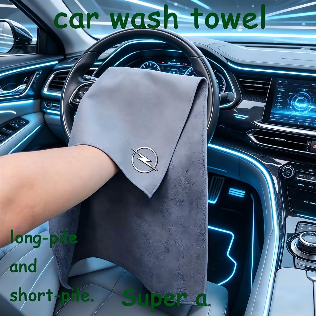 Microfiber Towel Car Wash Cloth Cleaning Rag Clean Tools kit For Opel Corsa Astra Mokka Grandland X Insignia Zafira Vivaro Combo