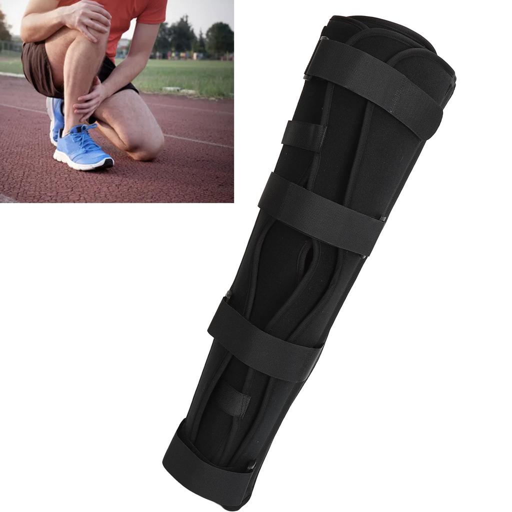 Knee Immobilizer Composite Fabric and Aluminum Alloy   3 Panels Knee Splint