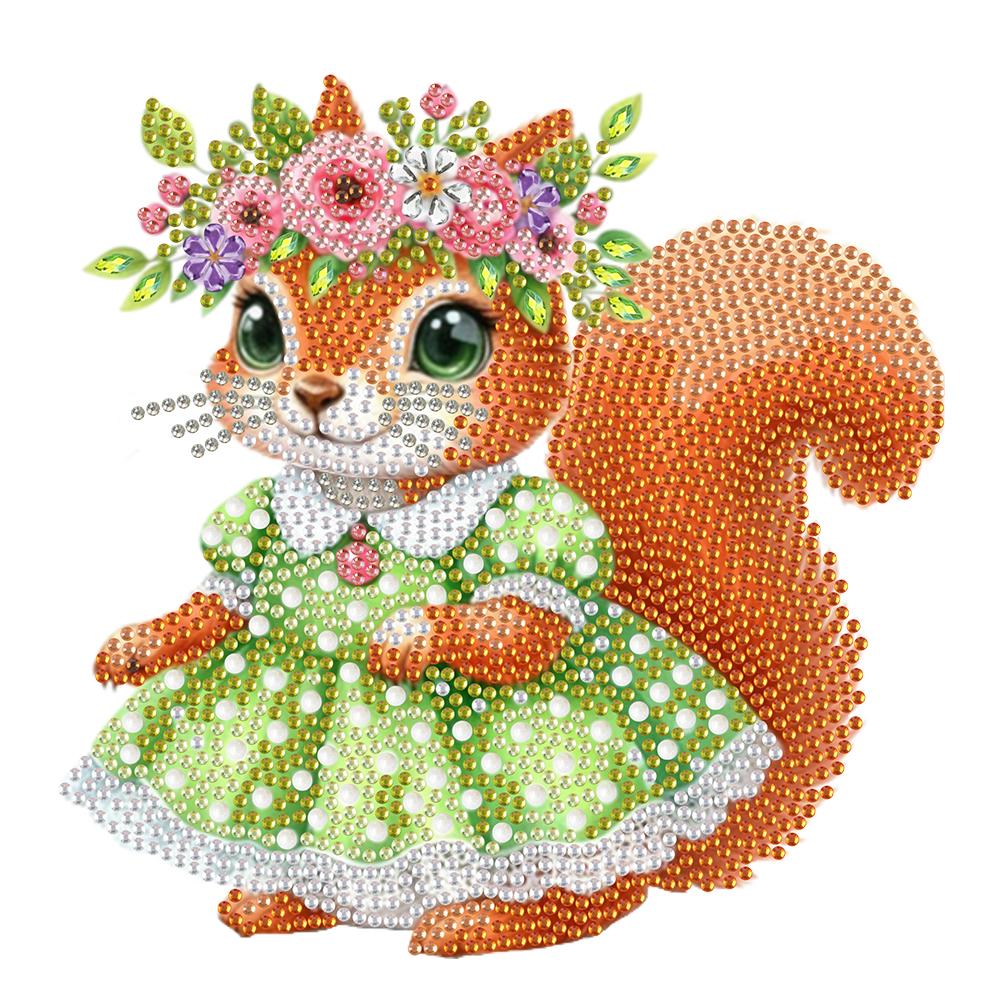 Acrylic Shaking Head Animal Diamond Painting Desktop Ornaments Kit 5D DIY Diamond Art Tabletop Decorations Bedroom Table Decor