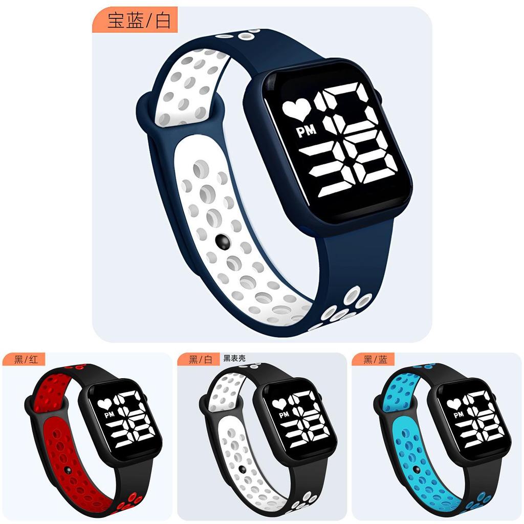 Children Digital Led Watch With Waterproof Function For Students And Outdoor Activities