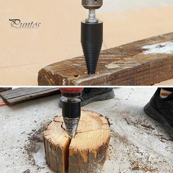 Splitter Drill Tool 324250mm Wood Bit Firewood Log With Hex Metal Bit Round Shank Handle Heavy Duty Electric Hammer Antislip