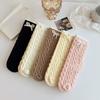Screw Thread Floor Plush Socks Thickened Mid Tube Socks Women Creative Coral Fleece Socks  Winter