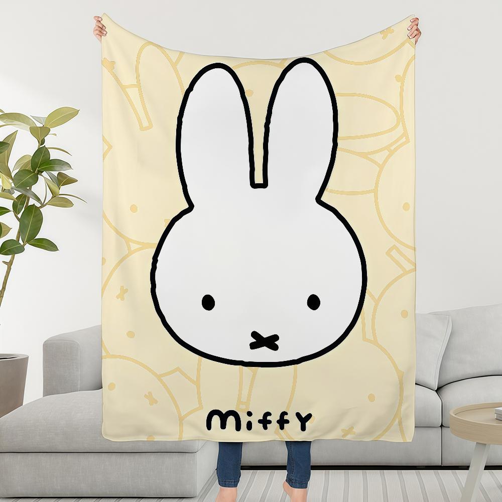 M-MiffyS-ES Cartoon Cute Blanket Soft Warm Furry Throw Super Kids Toys Bed Sofa Car Cradle