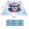 1pc Stitch Printing Blanket - Soft, All-Season Throw for Office Blanket, Personalized Gift with Adorable Cartoon Design