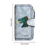 Stylish Dragon Pattern Long Wallet Multi Card Slot Daily Portable Purse