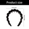4PCS Slip Hair Bands Design Lightweight Headbands For Workouts Office ABS Hair Accessories