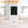 A84E-Real Time Monitoring, Large Display Portable Detector Voice Alert, Home Air Test Kits